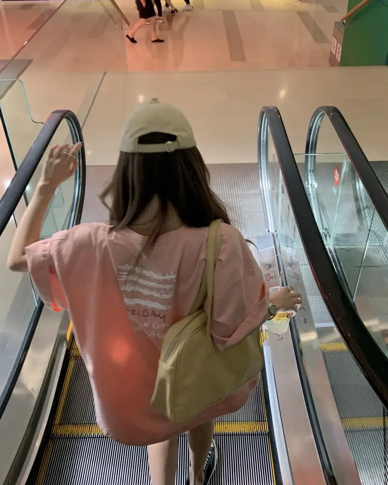 Women Loose Fit Pink Smiley T-Shirt Summer 2025 — feature 16