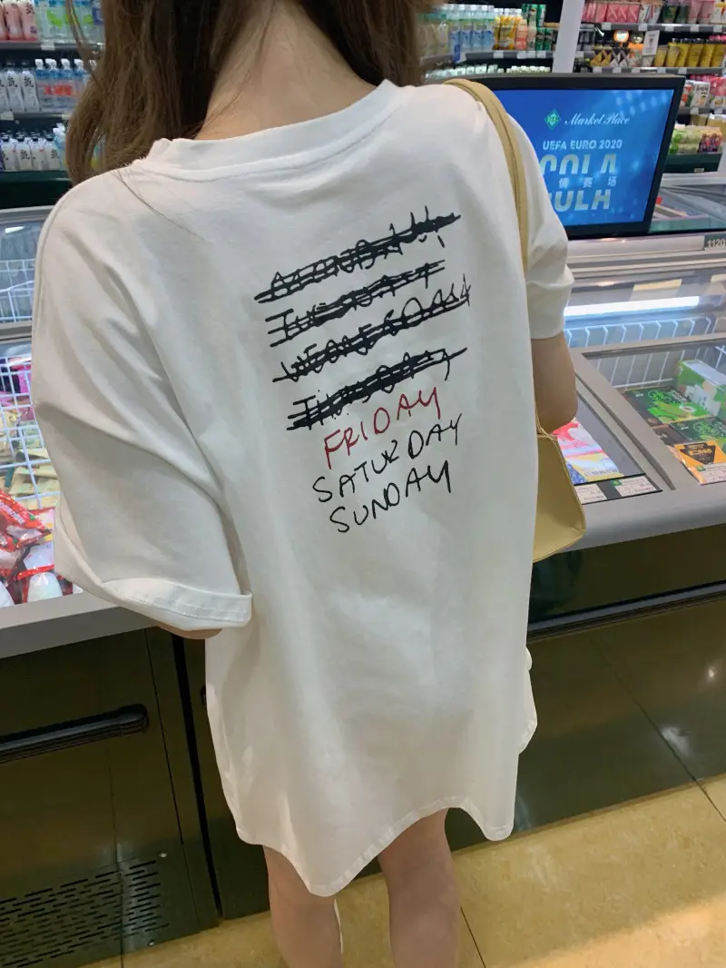 Women Loose Fit Pink Smiley T-Shirt Summer 2025 — feature 28