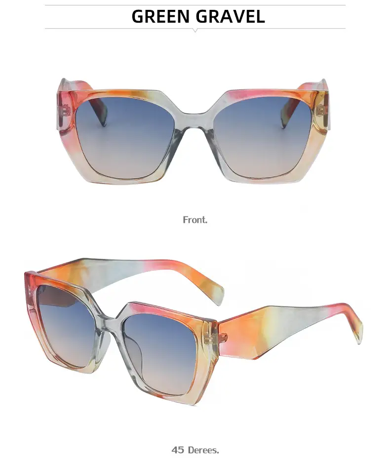 Women UV400 Cat-Eye Sunglasses Black — feature 45