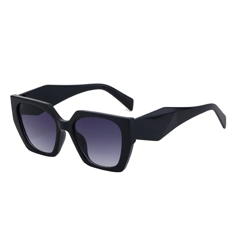Women UV400 Cat-Eye Sunglasses Black - Image 3