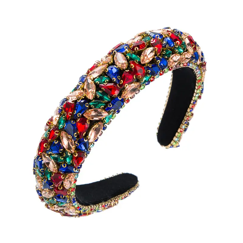 European Rhinestone Hair Hoop for Women