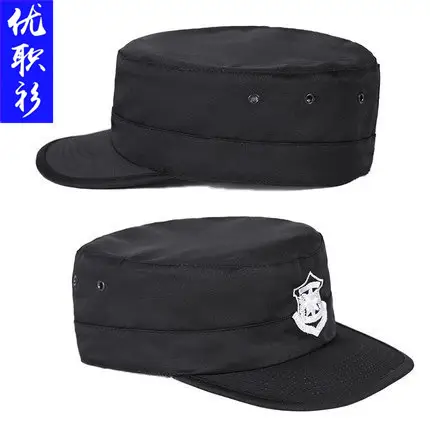 Men's Black Security Training Hat for Travel & Work - Image 13