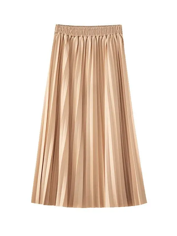 Black Pleated Skirt High Waist Women Summer 2025 - Image 7