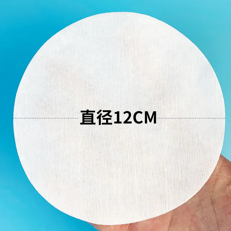 12cm Round Plain Cotton Cosmetics Disposable Beauty Salon Thick Handle Black Blue Genuine