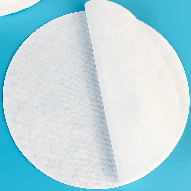12cm Round Plain Cotton Cosmetics Disposable Beauty Salon Thick Handle Black Blue Genuine