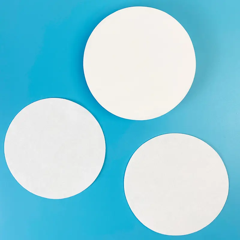 12cm Round Plain Cotton Cosmetics Disposable Beauty Salon Thick Handle Black Blue Genuine