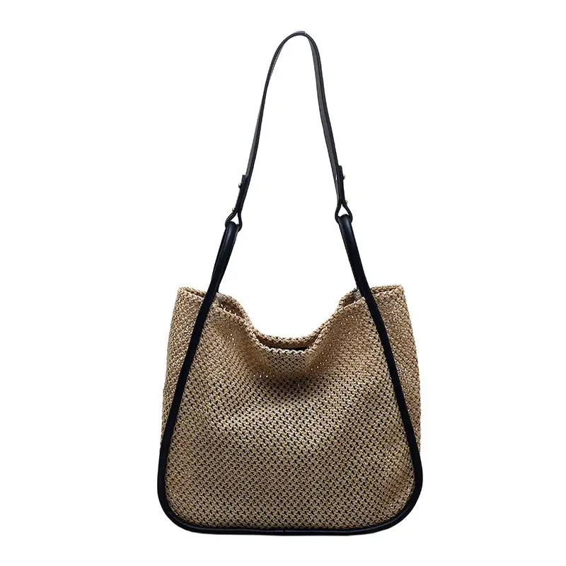 Women's Large Straw Woven Shoulder Bag 2022 - Image 10