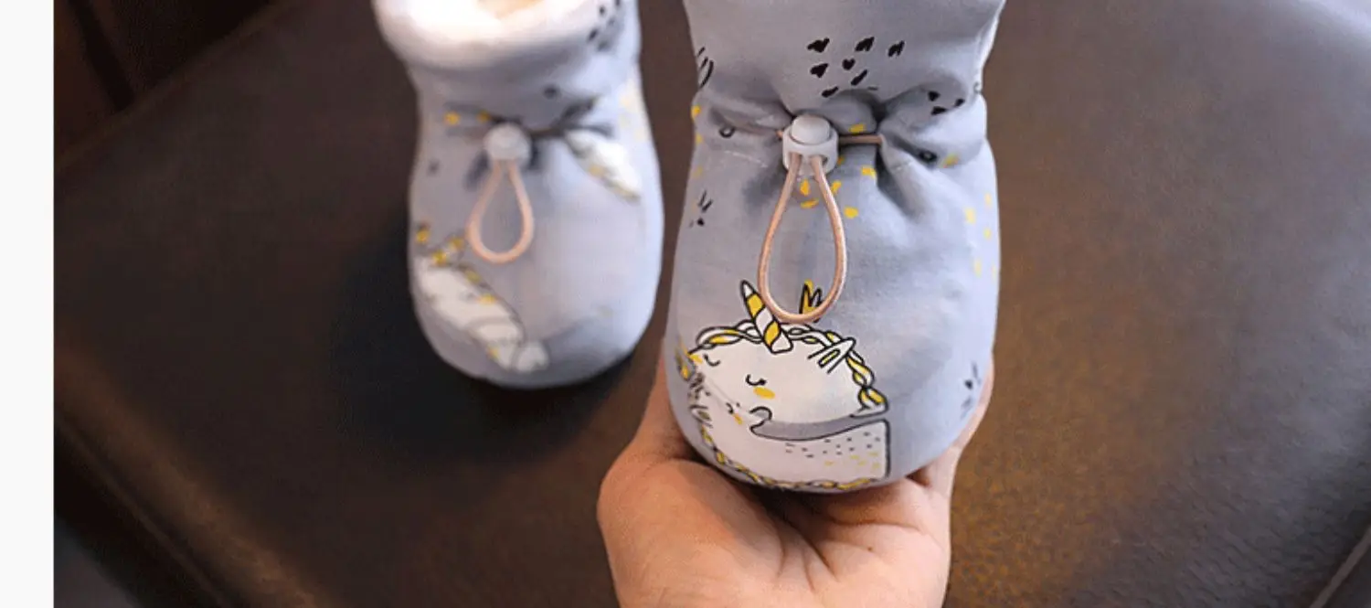 Baby Cotton Warm Shoes for Kids 0-3M Winter Soft Sole — feature 16