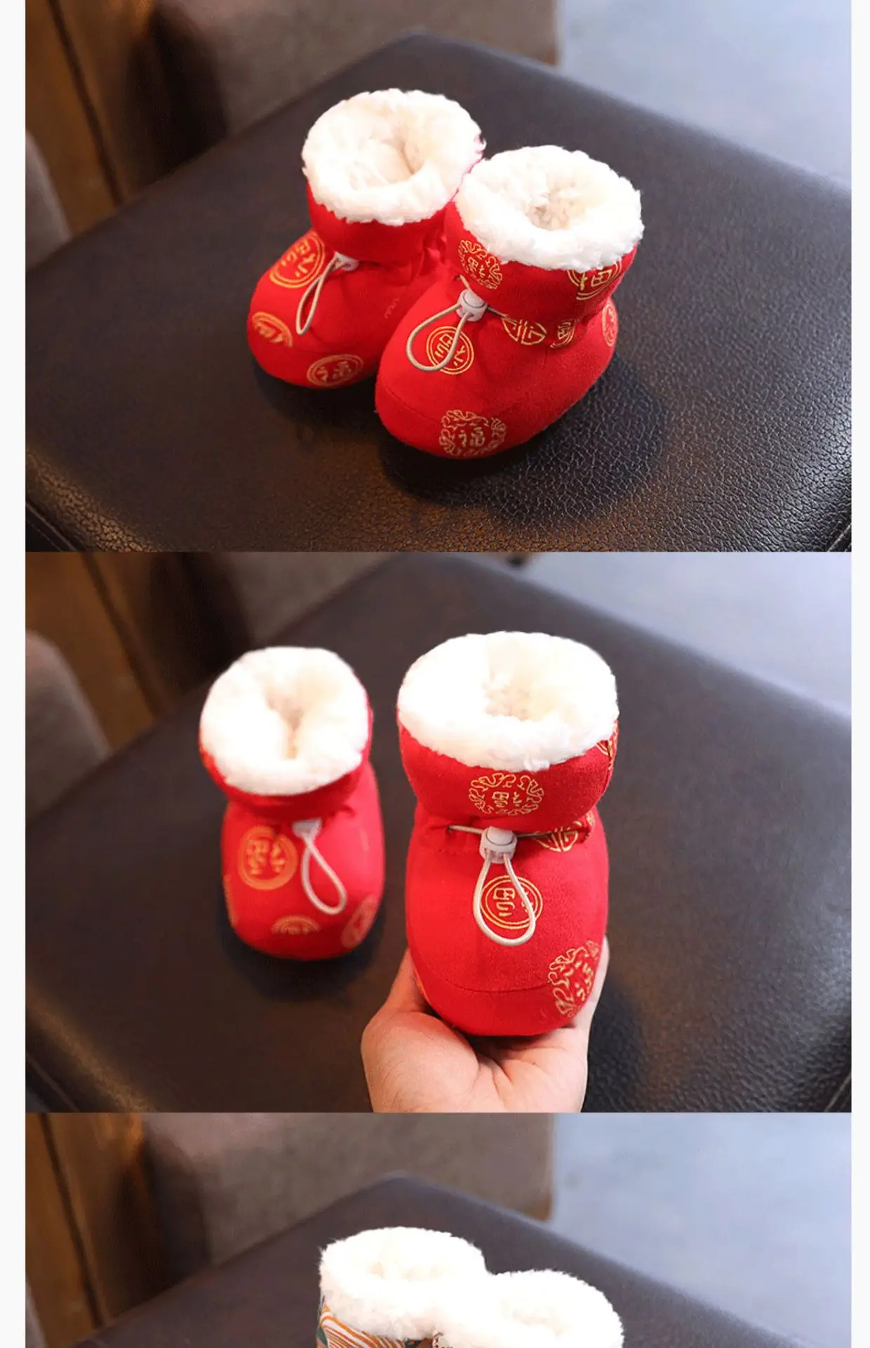 Baby Cotton Warm Shoes for Kids 0-3M Winter Soft Sole — feature 17
