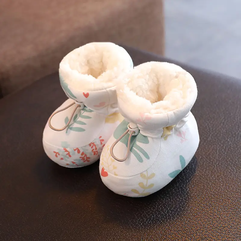 Baby Cotton Warm Shoes for Kids 0-3M Winter Soft Sole