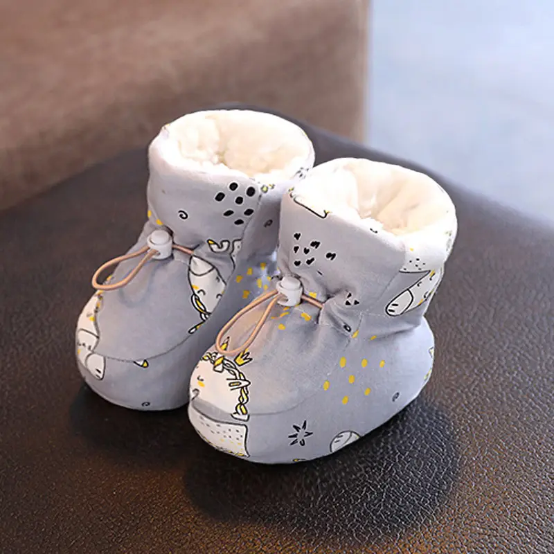Baby Cotton Warm Shoes for Kids 0-3M Winter Soft Sole