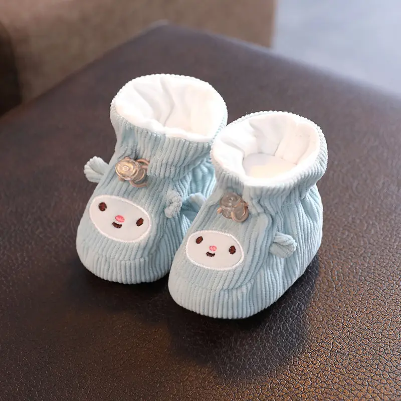 Pink Cartoon Baby Shoes for 0-3 Months