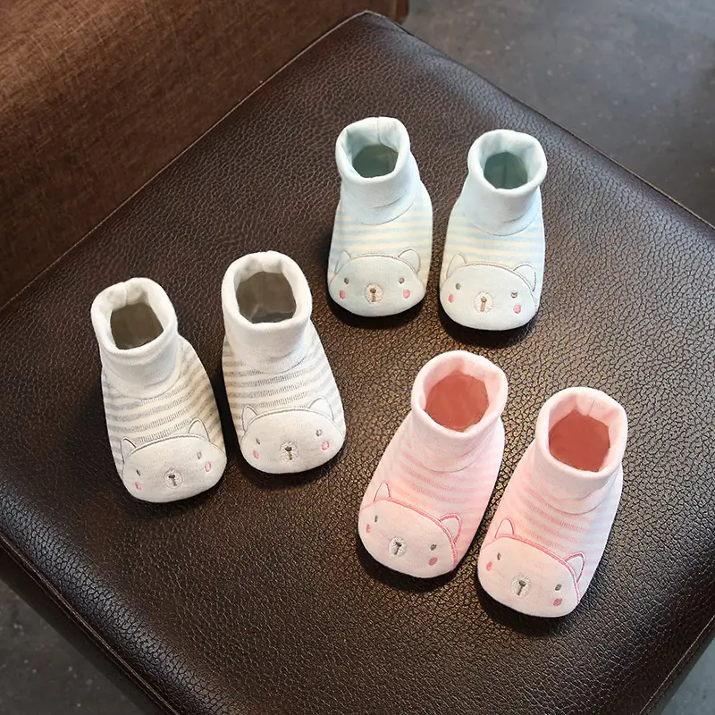 Newborn Baby Shoes Spring Fall Soft Sole 0-36M