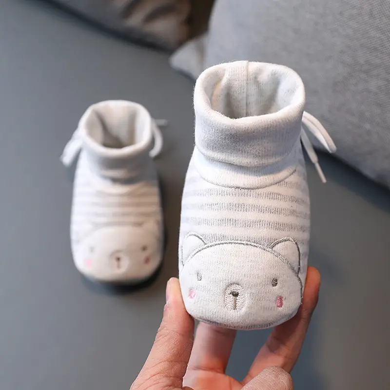 Newborn Baby Shoes Spring Fall Soft Sole 0-36M