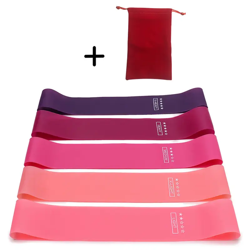 All-around training five-piece set + red bag
