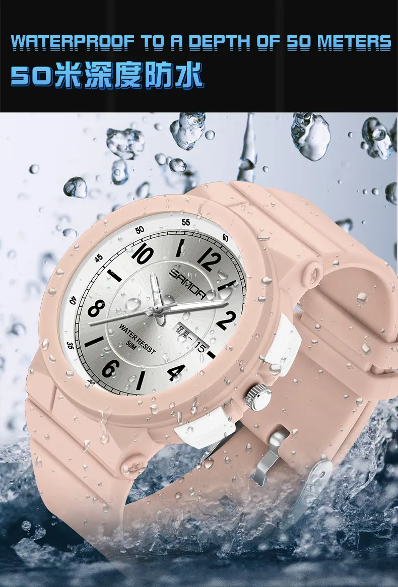 Sanda Luminous Cross-Border Watch for Kids Waterproof Dual Calendar — feature 16
