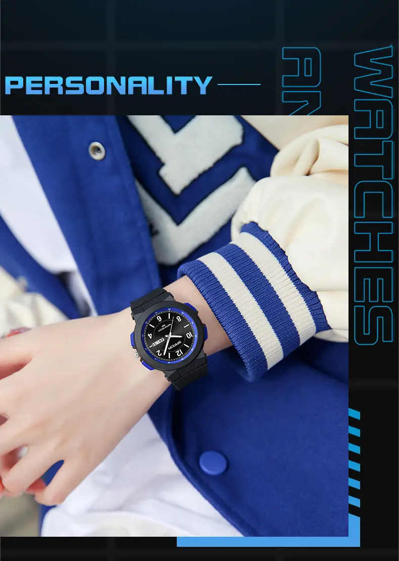 Sanda Luminous Cross-Border Watch for Kids Waterproof Dual Calendar — feature 20