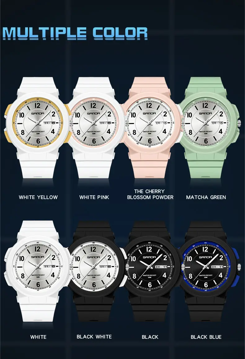 Sanda Luminous Cross-Border Watch for Kids Waterproof Dual Calendar — feature 26