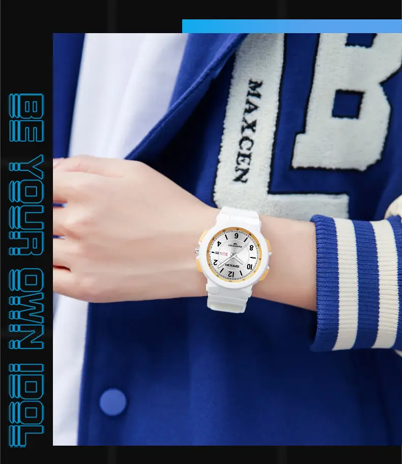 Sanda Luminous Cross-Border Watch for Kids Waterproof Dual Calendar — feature 36