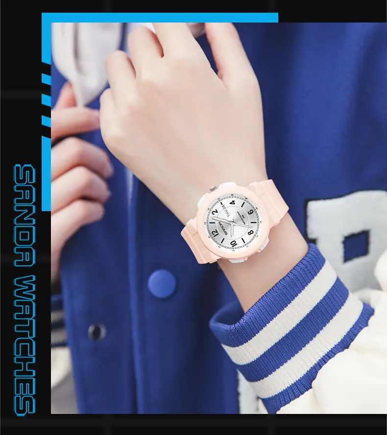 Sanda Luminous Cross-Border Watch for Kids Waterproof Dual Calendar — feature 39