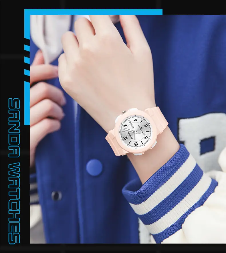 Sanda Luminous Cross-Border Watch for Kids Waterproof Dual Calendar — feature 9