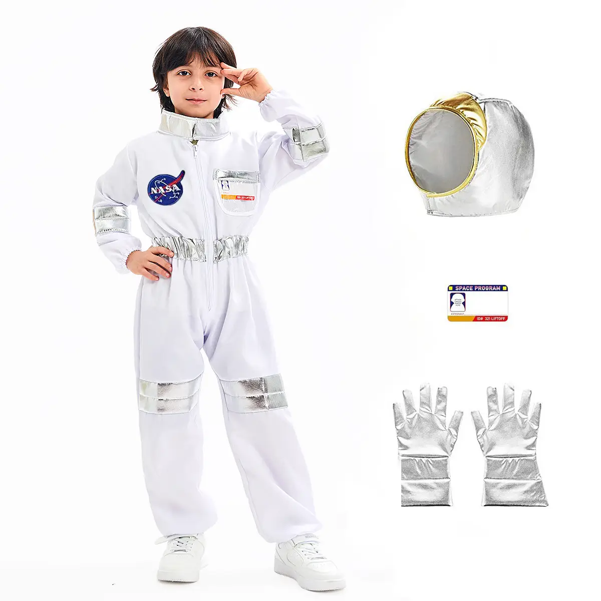 Children's Space Suit Halloween Cosplay Performance Suit - Image 3