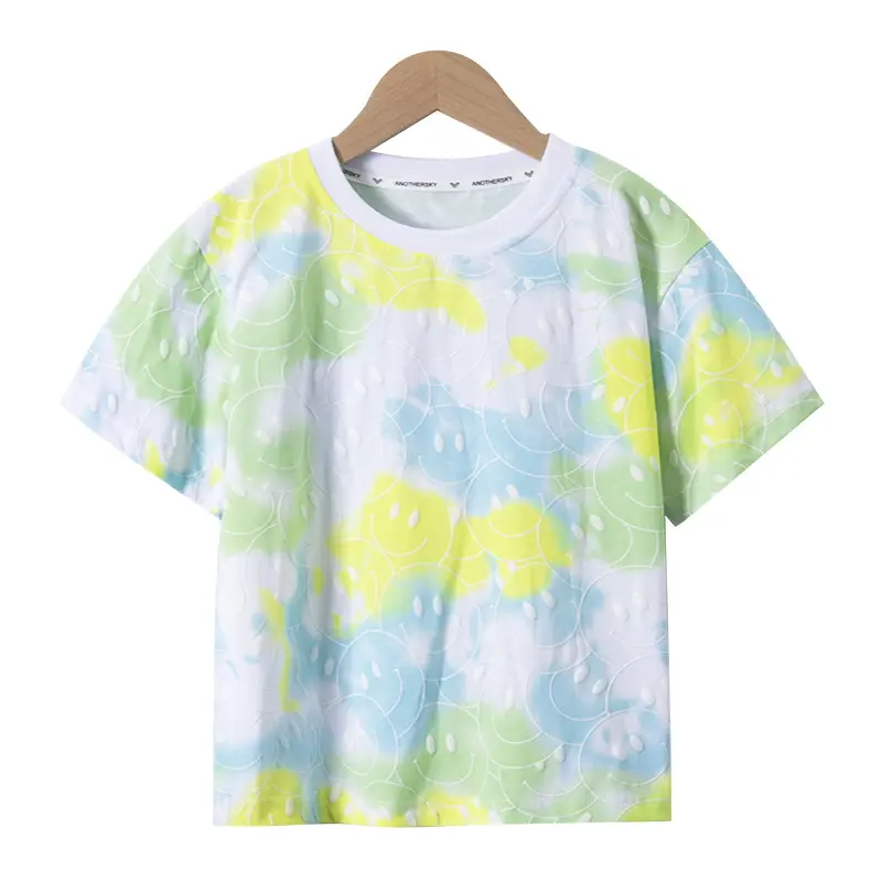 Trendy Boys Tie-dye Summer T-shirt Large - Image 5