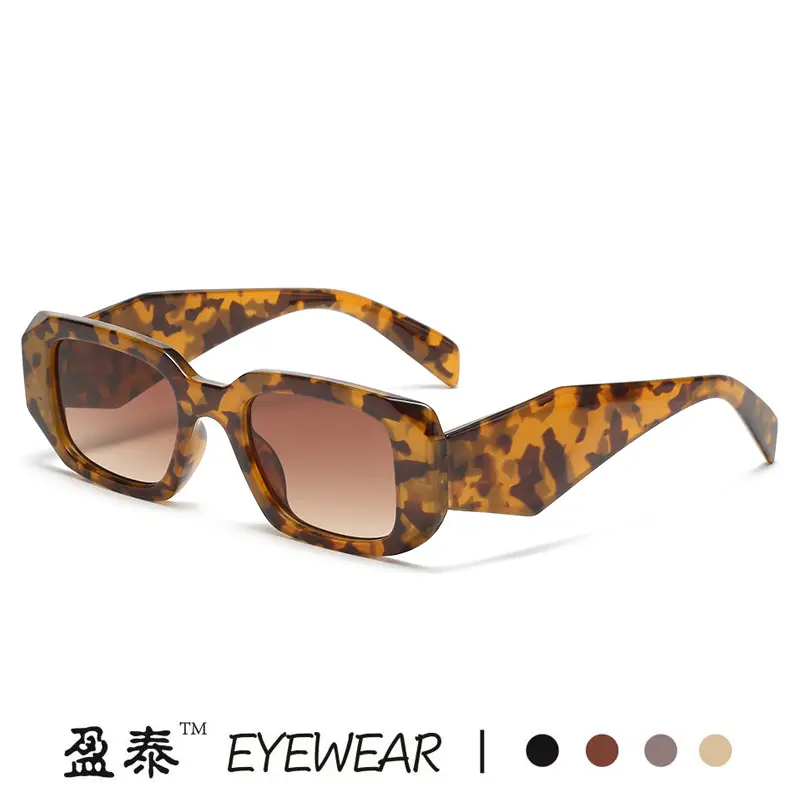 White Black Asymmetrical Sunglasses for Men Women