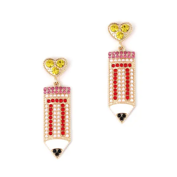 Cute Bicycle Charm with Pearl & Diamond Earrings — feature 11