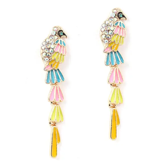Cute Bicycle Charm with Pearl & Diamond Earrings — feature 19