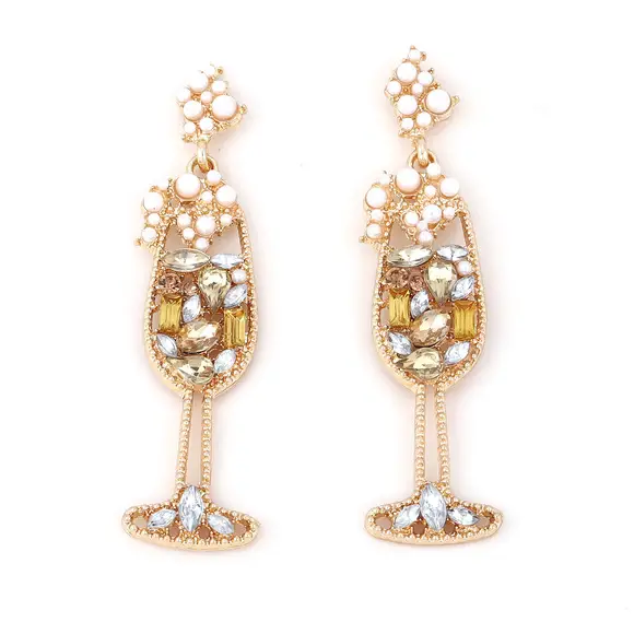 Cute Bicycle Charm with Pearl & Diamond Earrings — feature 25