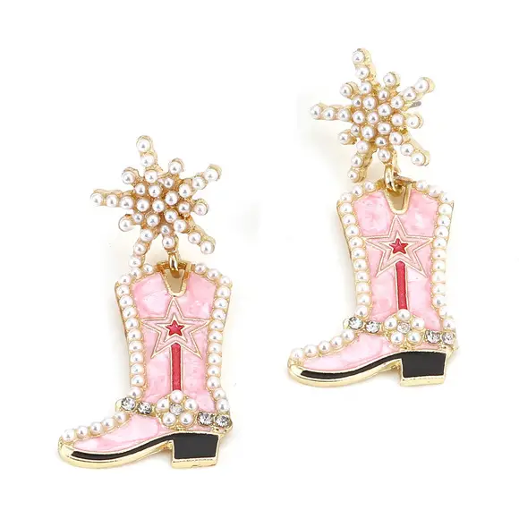 Cute Bicycle Charm with Pearl & Diamond Earrings — feature 3