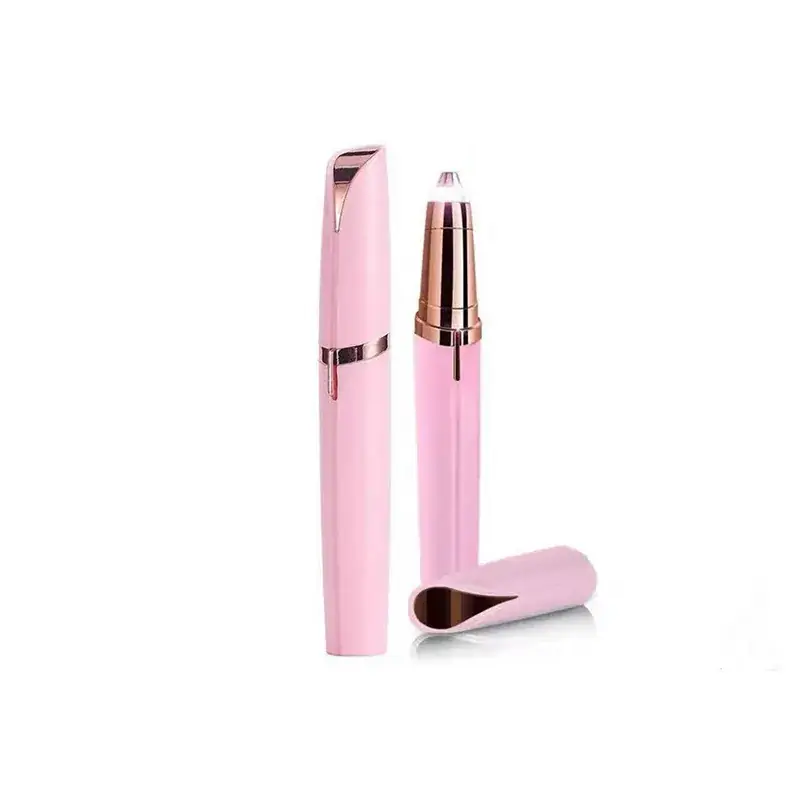 Electric Eyebrow Trimmer Rechargeable Rose Gold