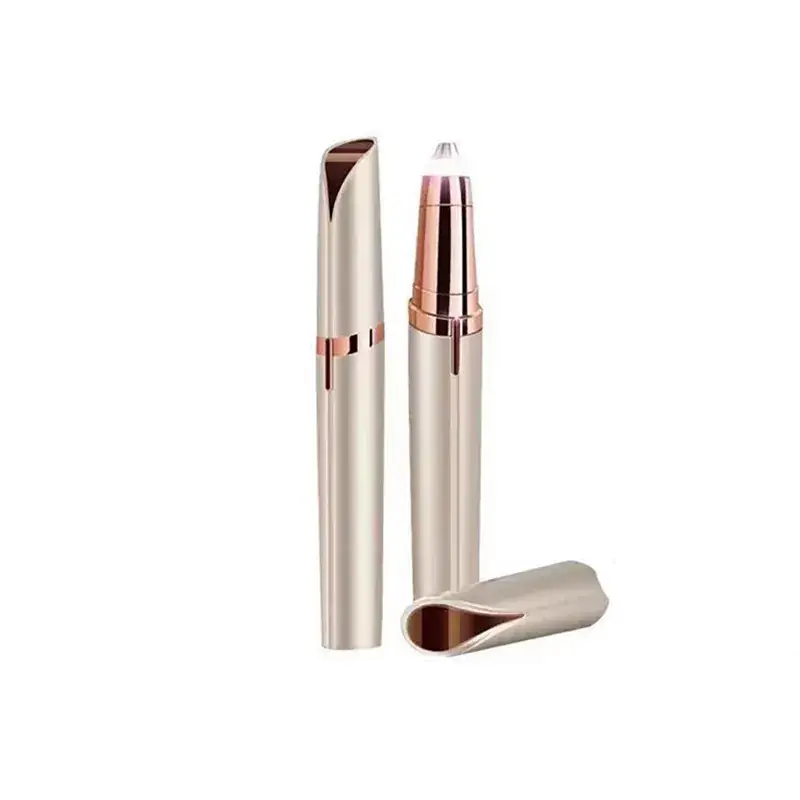 Electric Eyebrow Trimmer Rechargeable Rose Gold