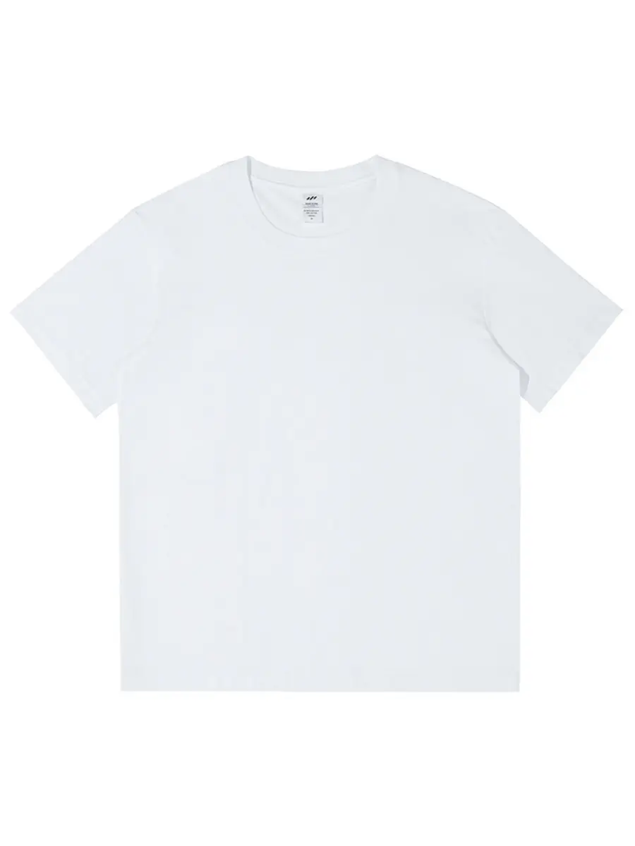Men Heavy Cotton T-Shirt Brown Short Sleeve - Image 30
