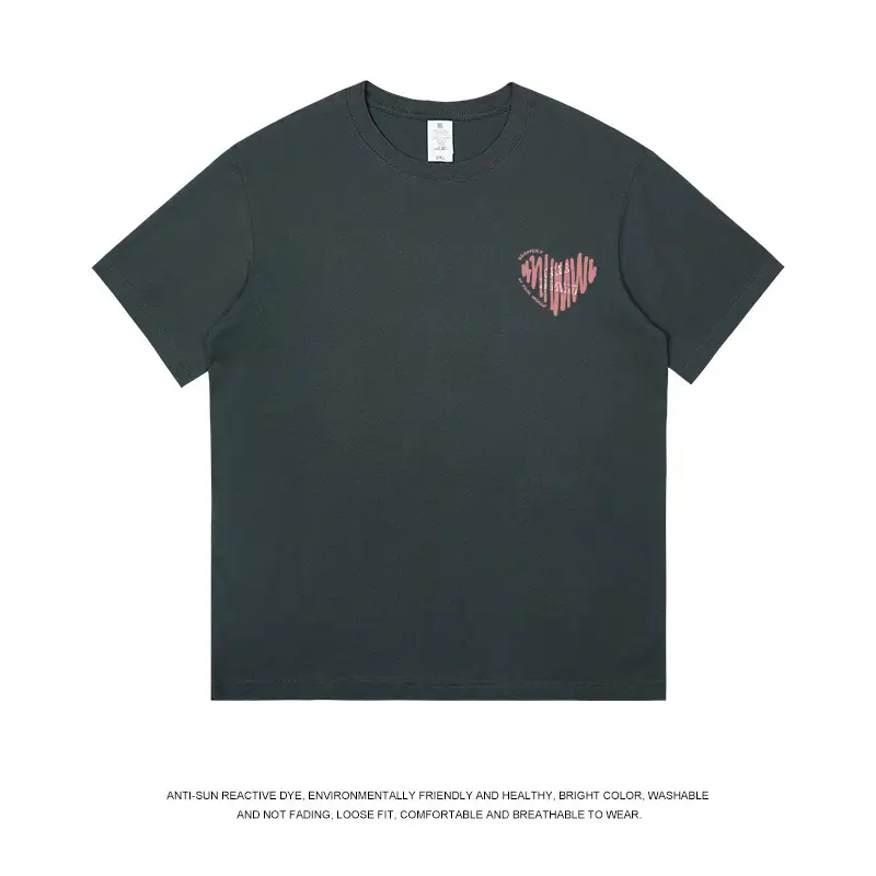 Women Pure Cotton Heart Print T-Shirt White - Image 3