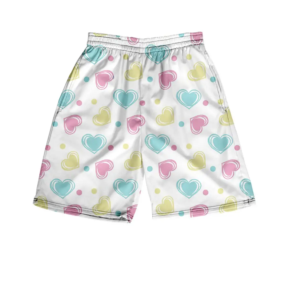 3D Love Printed Cross Border Shorts Set - Image 12