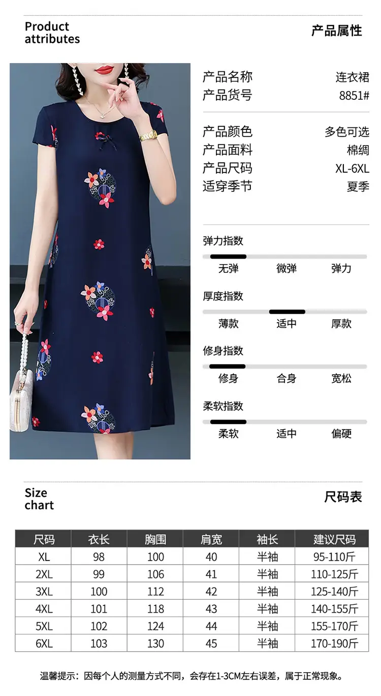 Green Printed Silk Dress for Women Mid-Length Loose Fit — feature 17