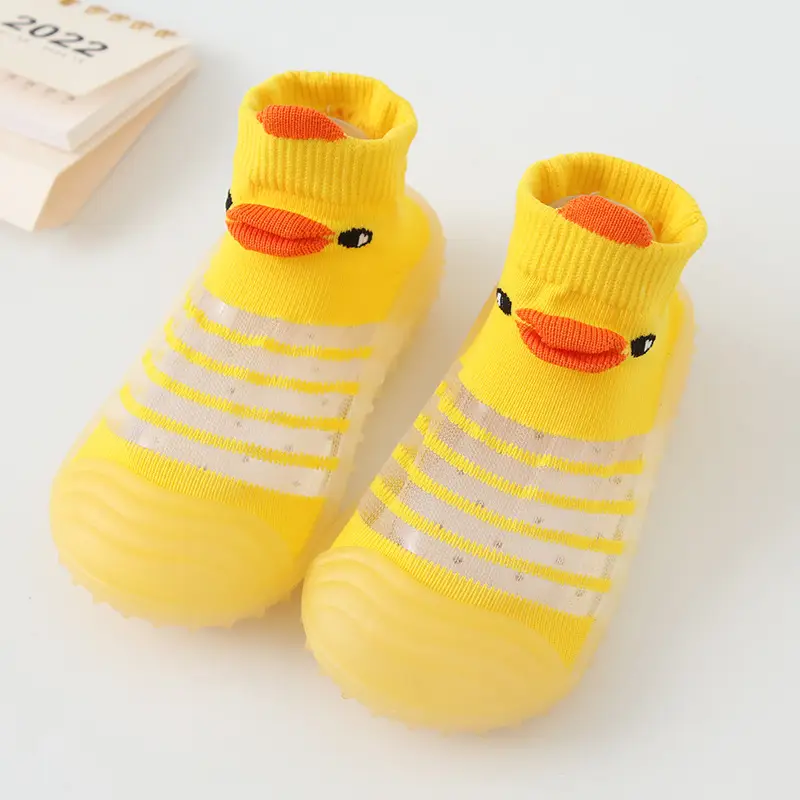 Baby Yellow Duck Non-Slip Socks Summer - Image 4