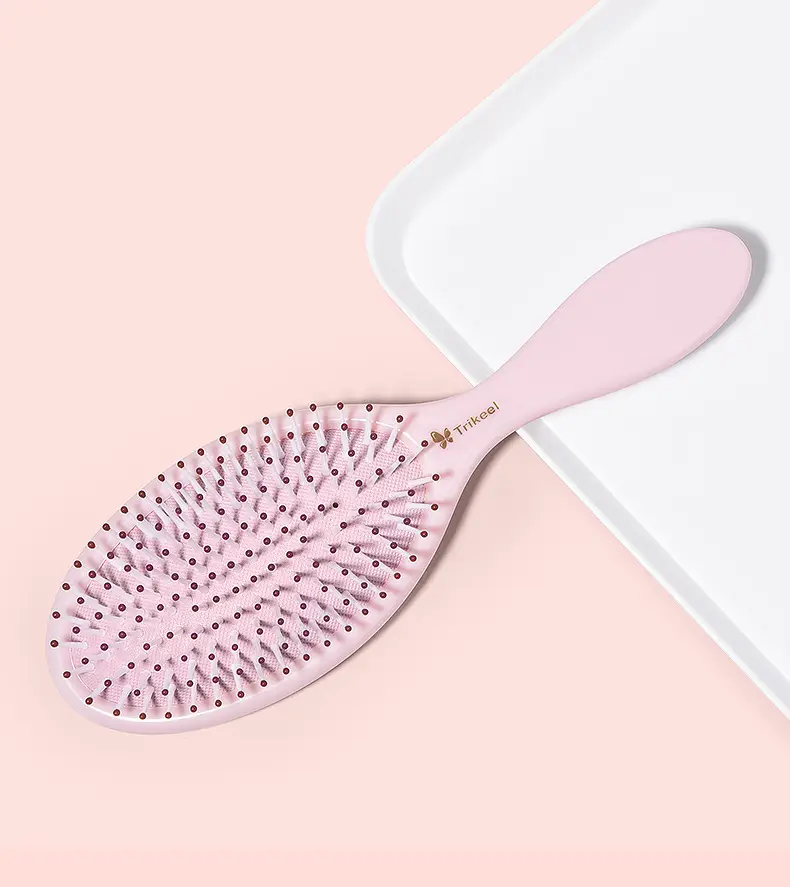 Women's Air Cushion Hair Brush Pink & Mint — feature 8
