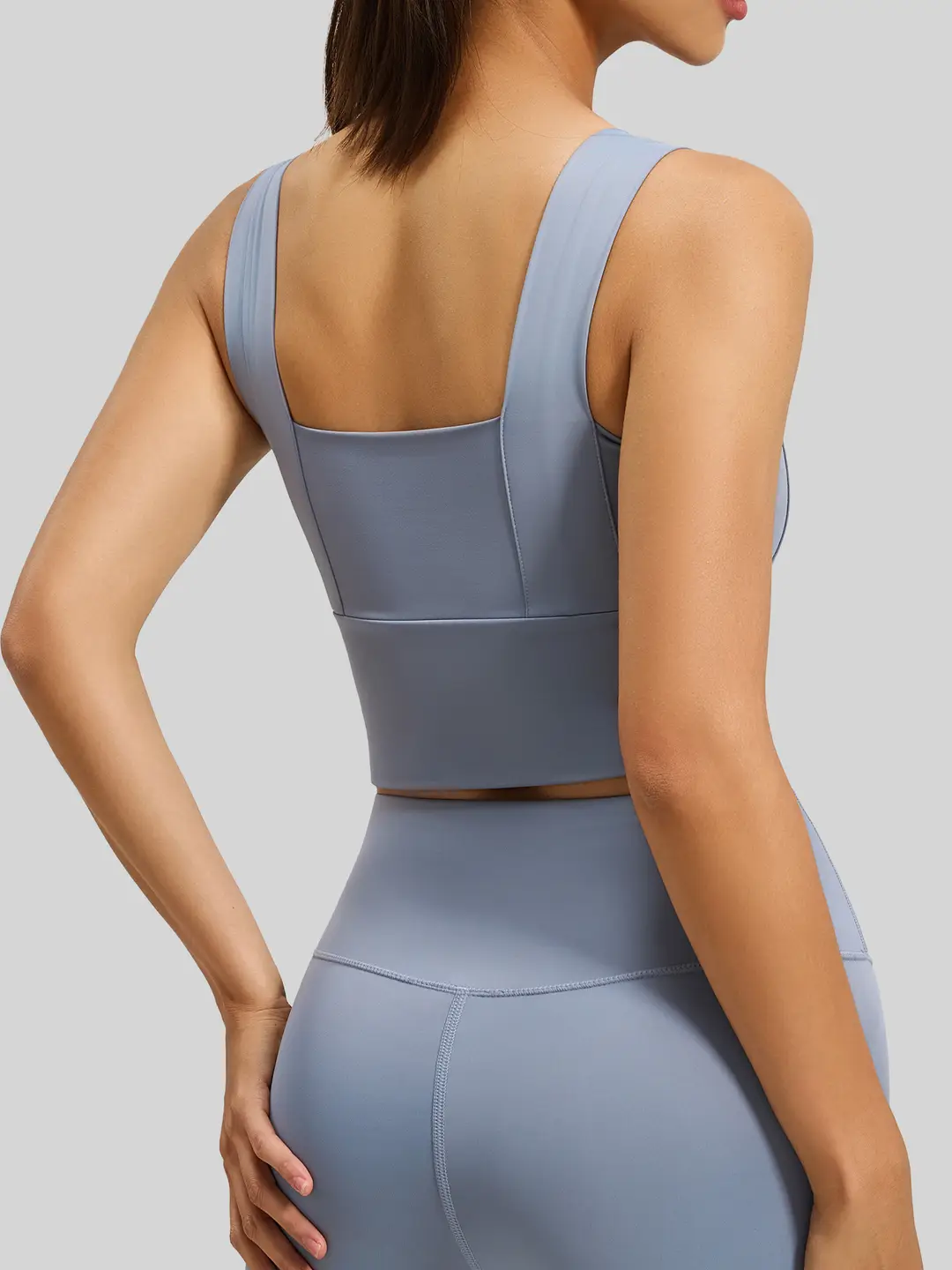 Cross-Border Popular Wide-Strap Sports Bra with Integrated Fixed Chest Pads, High-Intensity Yoga Vest, High-Elasticity Bra for Women - Image 56