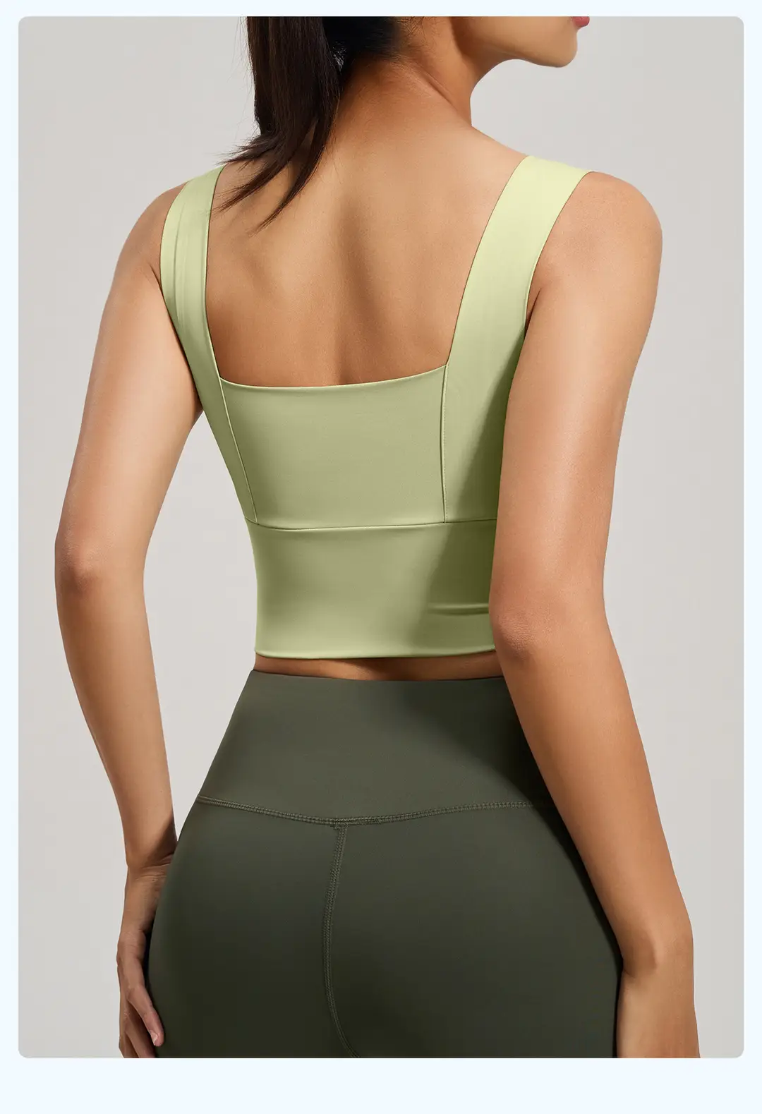 Cross-Border Popular Wide-Strap Sports Bra with Integrated Fixed Chest Pads, High-Intensity Yoga Vest, High-Elasticity Bra for Women — feature 15