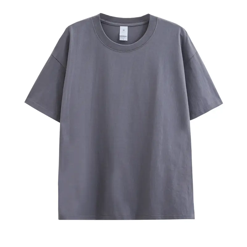 Men Women Cotton T-Shirt Green 230g - Image 11