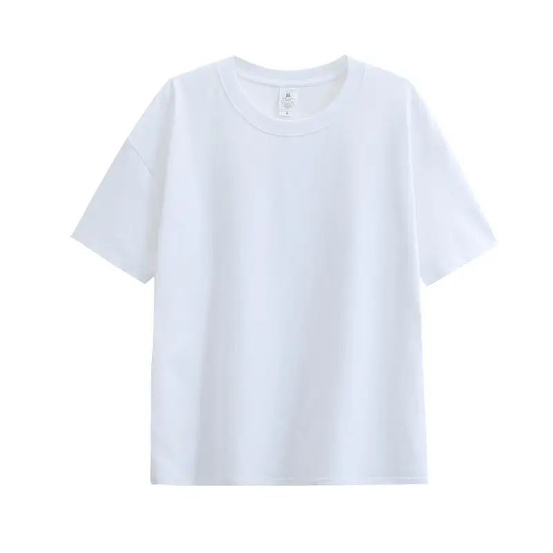 Men Women Cotton T-Shirt Green 230g - Image 2