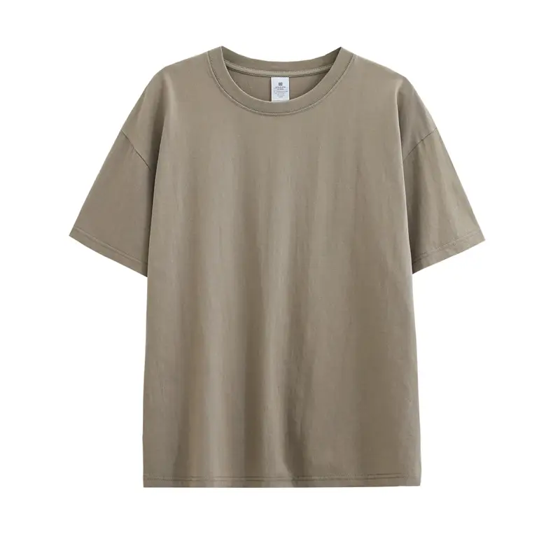 Men Women Cotton T-Shirt Green 230g - Image 3