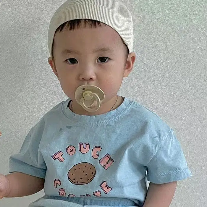 Baby T-shirts Spring Summer Short Sleeve Cotton Round Neck - Image 7