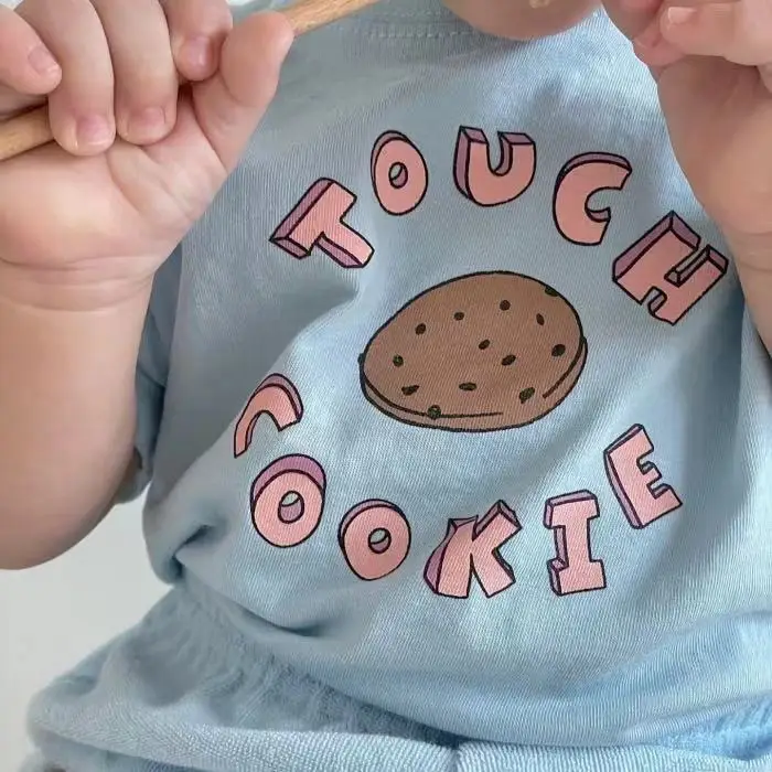 Baby T-shirts Spring Summer Short Sleeve Cotton Round Neck - Image 3