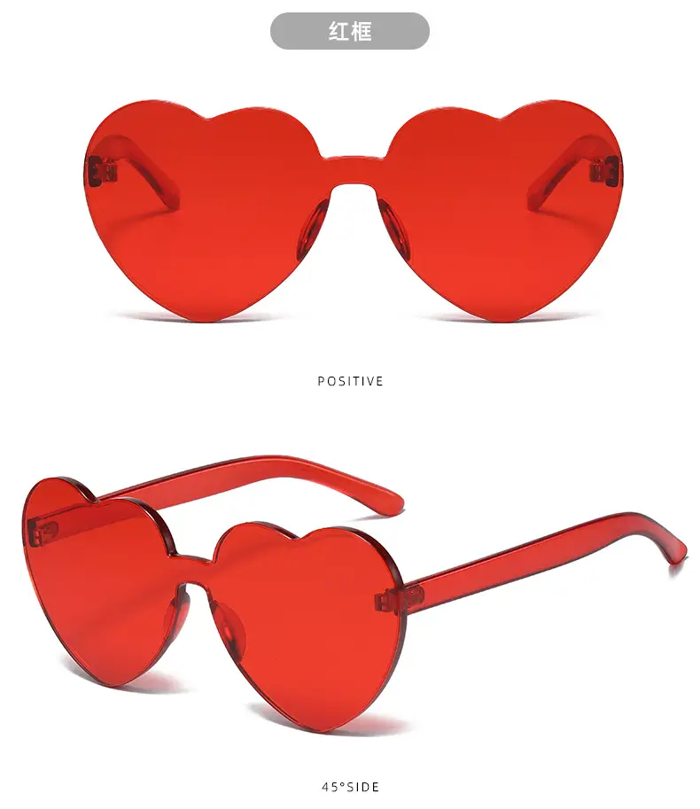 Purple Heart-Shaped Sunglasses for Street Photography & Marine Use — feature 12