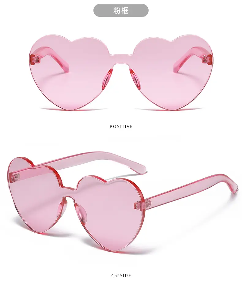 Purple Heart-Shaped Sunglasses for Street Photography & Marine Use — feature 14