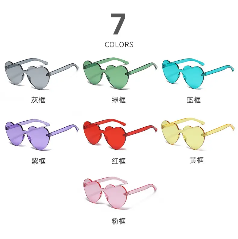 Purple Heart-Shaped Sunglasses for Street Photography & Marine Use — feature 6